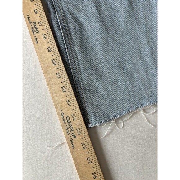 KanCan Jeans Womens 13/30‎ Blue Wide Leg Cropped Ultra High Rise Stretch Baggy - Picture 11 of 12